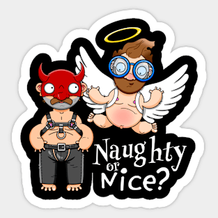 Naughty or Nice? Sticker